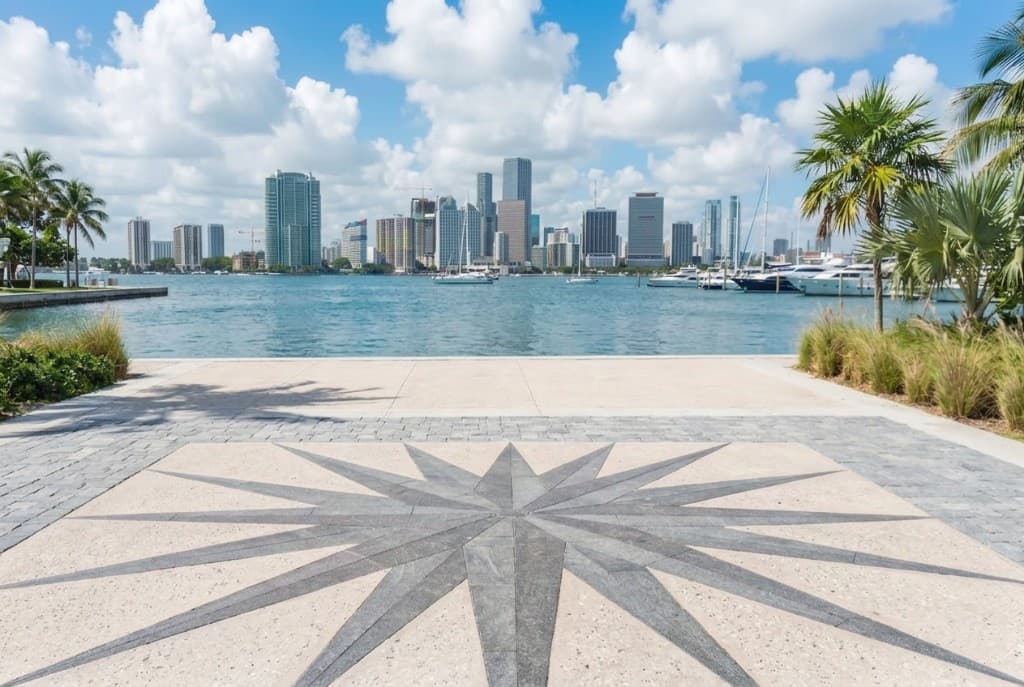 Biscayne Bay Waterfront car photo location