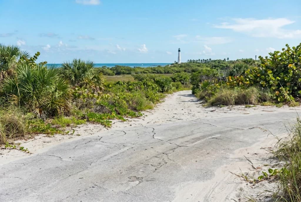Bill Baggs Cape Florida State Park car photo location