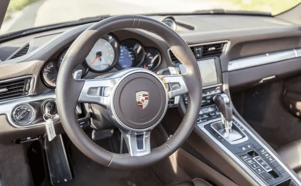 Turo listing photo angle: view from driver side door