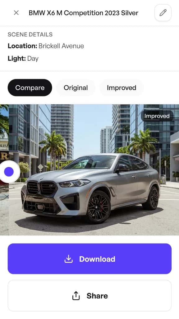 Download an improved listing photo