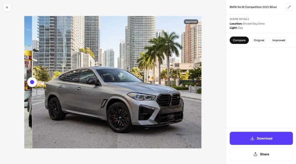 Download an improved listing photo