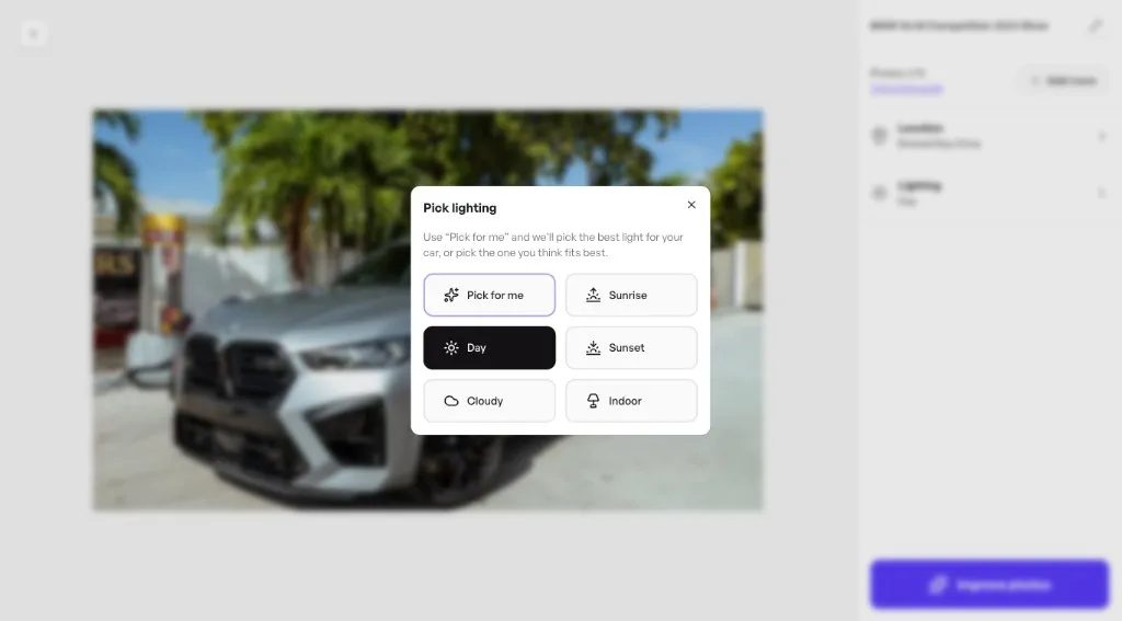 Improve lighting for a product or listing photo