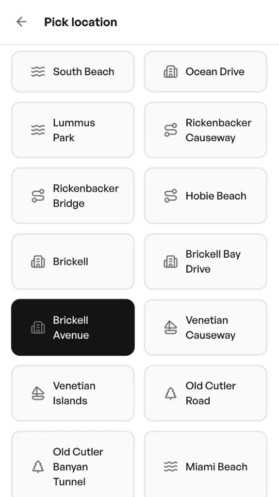Choose a background for a listing photo